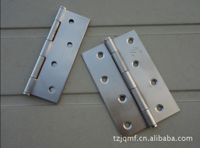 【小四寸不銹鋼合頁】價格,廠家,圖片,合頁、鉸鏈,臺州市路橋區(qū)金清民豐五金廠-